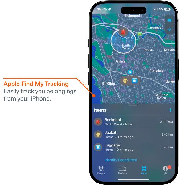 Cygnett VOYAGER BT TRAVELTAG - BLACK